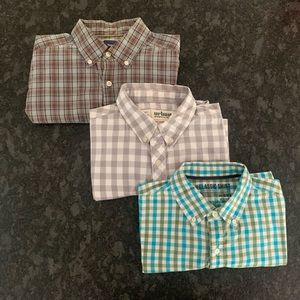 BUNDLE Men's Med Casual Button Down Shirts Various Brands